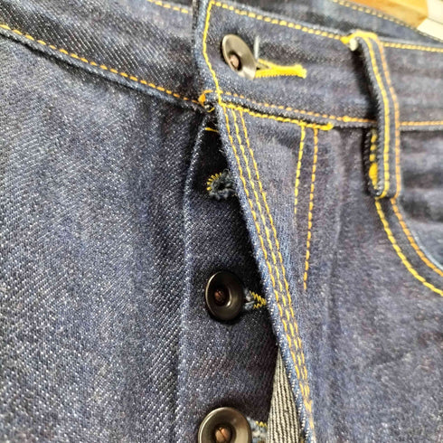 エヴィス EVISU PMG ボタンフライデニムパンツ メンズ 32