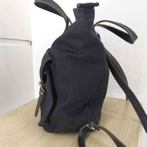 ZILLA 帆布キャンパス×レザー 2way リュックサック メンズ