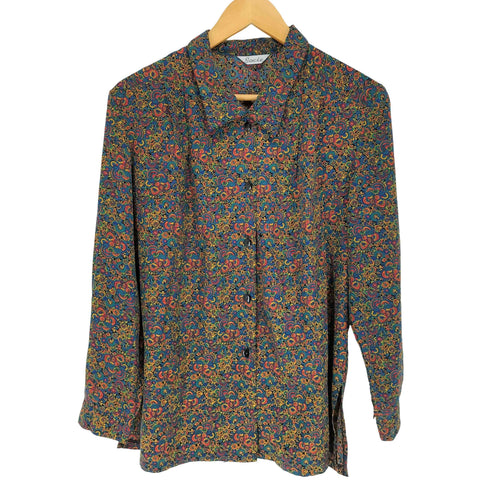 SOCIE 開襟総柄シャツ レディース