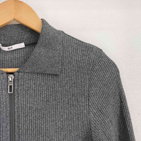 スライ SLY FRONT ZIP CUT ショートワンピース レディース JPN:2