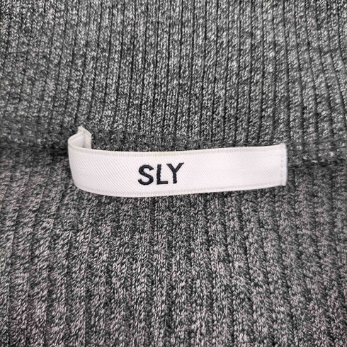 スライ SLY FRONT ZIP CUT ショートワンピース レディース JPN:2