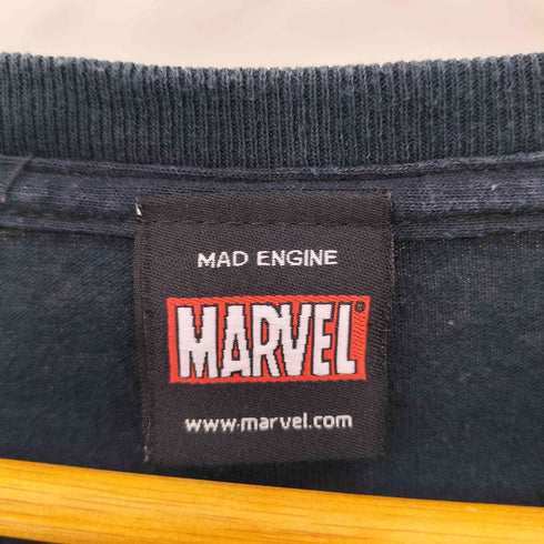 マーベル MARVEL キャラクタープリントクルーネックTシャツ メンズ import:XXL