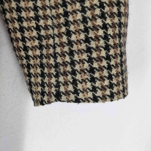 ザラ ZARA ガンクラブチェックチェスターコート メンズ M