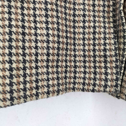 ザラ ZARA ガンクラブチェックチェスターコート メンズ M