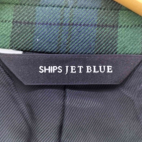 シップスジェットブルー SHIPS JET BLUE チェック ブラックウォッチ 2B テーラードジャケット メンズ JPN:L