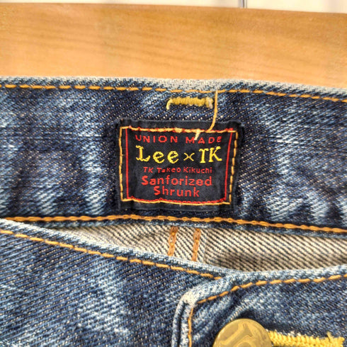 リー Lee 別注 ダメージ加工デニムパンツ メンズ 32