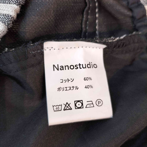 NANOSTUDIO STRIPES STREET PANTS メンズ