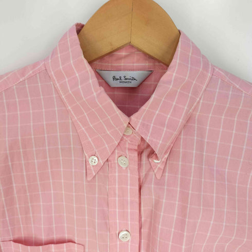 ポールスミス Paul Smith ボタンダウンチェックシャツ レディース 42