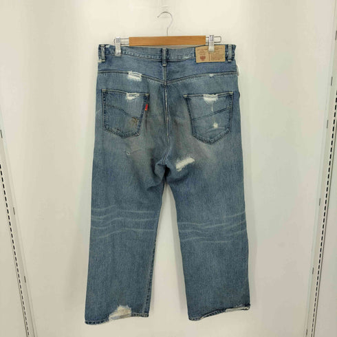 ダブルタップス WTAPS クラッシュ加工 デニムパンツ メンズ L