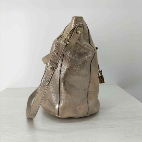 フルラ FURLA メタリック 2WAY レザー トートバッグ レディース