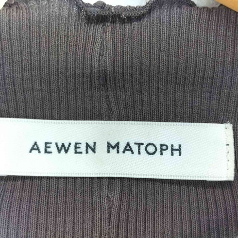 イウエンマトフ AEWEN MATOPH メロウリブハイネックカットソー レディース
