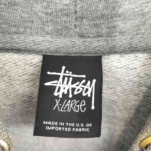 ステューシー Stussy 00S USA製 両面ロゴプリント プルオーバーパーカー メンズ import:XL