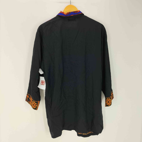 Charpentier シャルパンティ 総柄 レーヨン シャツ メンズ M~L