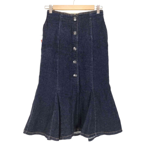 ジルバイジルスチュアート JILL by JILLSTUART フロントボタン インディゴデニムスカート レディース JPN:M