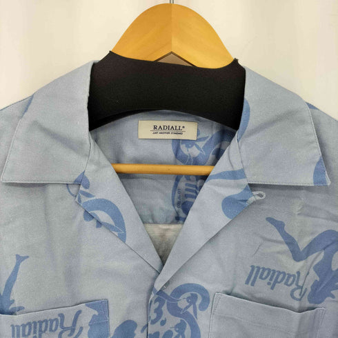 ラディアル RADIALL CHROME LADY - OPEN COLLARED SHIRT L/S 開襟シャツ メンズ JPN:M