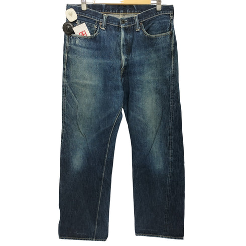 フルカウント FULLCOUNT 1108 ボタンフライ スリムストレートジーンズ メンズ US:34-35