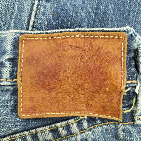 フルカウント FULLCOUNT 1101 ボタンフライ ストレート デニム メンズ