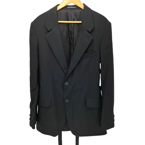 ヨウジヤマモトプールオム Yohji Yamamoto POUR HOMME 25AW WOOL GABARDINE INNER BELT JACKET メンズ JPN:3
