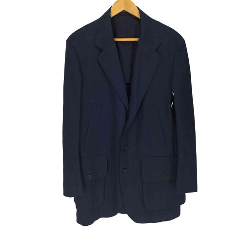 ヨウジヤマモトプールオム Yohji Yamamoto POUR HOMME 25SS INDIGO DYEING COTTON LINEN BOX POCKET JACKET メンズ JPN:2