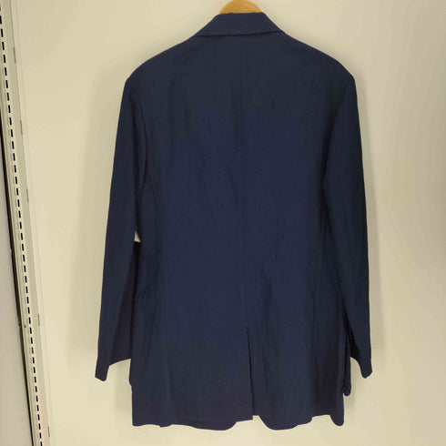 ヨウジヤマモトプールオム Yohji Yamamoto POUR HOMME 25SS INDIGO DYEING COTTON LINEN BOX POCKET JACKET メンズ JPN:2