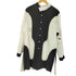 ヨウジヤマモトプールオム Yohji Yamamoto POUR HOMME 23AW BLACK AND WHITE SHIRT WITH HALF DOUBLE COLLAR メンズ JPN:2