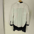 ヨウジヤマモトプールオム Yohji Yamamoto POUR HOMME 23AW BLACK AND WHITE SHIRT WITH HALF DOUBLE COLLAR メンズ JPN:2