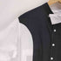 ヨウジヤマモトプールオム Yohji Yamamoto POUR HOMME 23AW BLACK AND WHITE SHIRT WITH HALF DOUBLE COLLAR メンズ JPN:2
