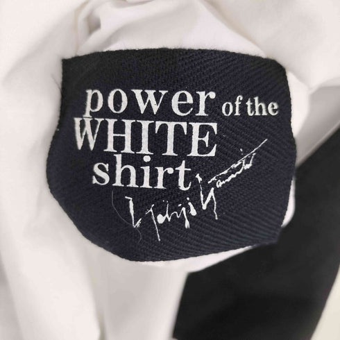 ヨウジヤマモトプールオム Yohji Yamamoto POUR HOMME 23AW BLACK AND WHITE SHIRT WITH HALF DOUBLE COLLAR メンズ JPN:2
