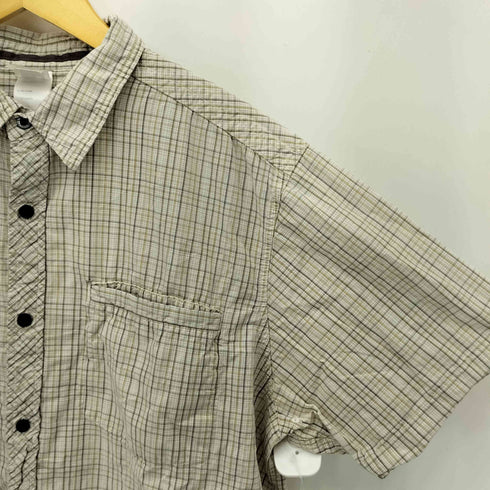 ザノースフェイス THE NORTH FACE ポケット付き チェックシャツ メンズ import:XL