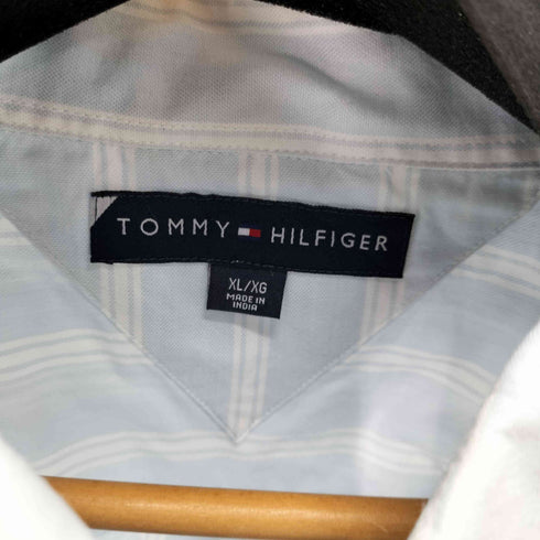 トミーヒルフィガー TOMMY HILFIGER BD ストライプコットン長袖シャツ メンズ JPN:XL