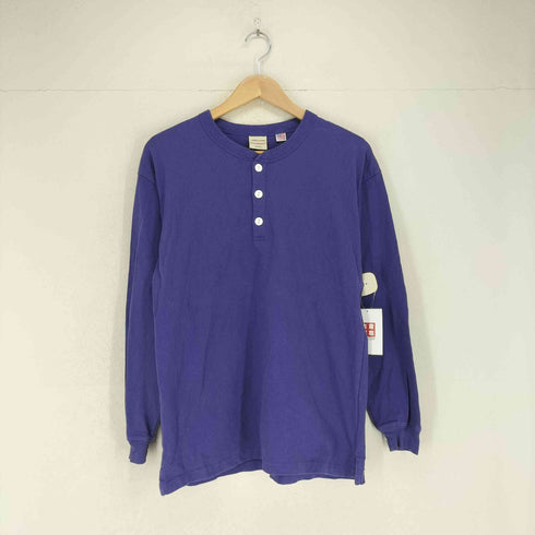 グッドウェア Goodwear USAコットン L/S ヘンリーネック Tシャツ メンズ JPN:M