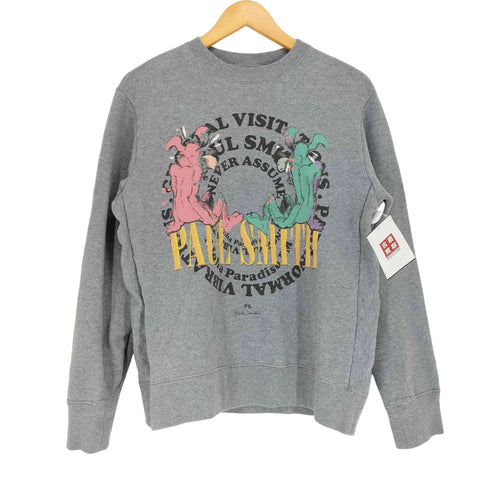 ポールスミス Paul Smith 両面プリントクルーネックスウェット メンズ L