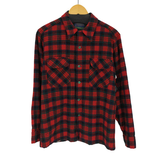 ペンドルトン PENDLETON 70-80s USA製 ポケットL/Sチェックネルシャツ メンズ JPN:M