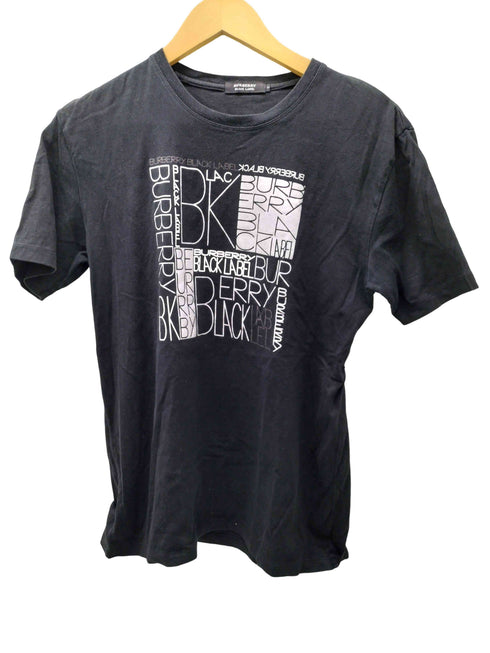 バーバリーブラックレーベル BURBERRY BLACK LABEL マルチ フォント ロゴ プリント Tシャツ メンズ 3