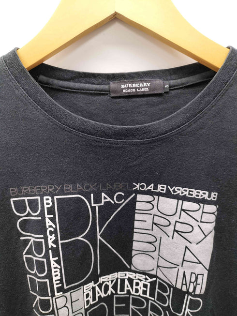 バーバリーブラックレーベル BURBERRY BLACK LABEL マルチ フォント ロゴ プリント Tシャツ メンズ 3
