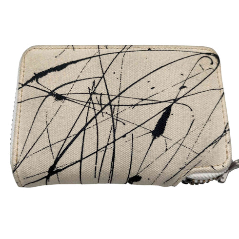 マクロマウロ MACROMAURO Wallase&Murron 別注 Special Order SPLASH WALLET-R キャンバス地 ミニ ウォレット ペイント メンズ