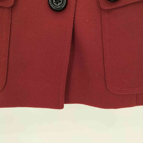 バーバリーロンドン BURBERRY LONDON スタンドカラ―ショート丈ウールコート レディース JPN:38