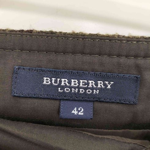 バーバリーロンドン BURBERRY LONDON ウール チェック プリーツスカート レディース JPN:42