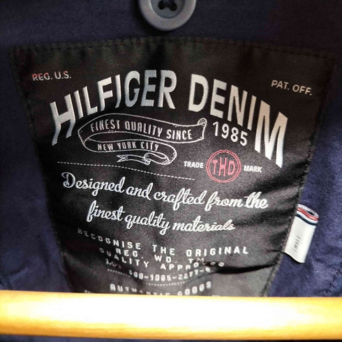 トミーヒルフィガー TOMMY HILFIGER リブカラー コーティング コットンブルゾン メンズ import:S