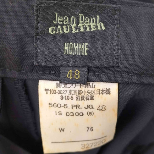 ジャンポールゴルチエオム Jean Paul GAULTIER HOMME 90S ウールストレートスラックスパンツ メンズ 48