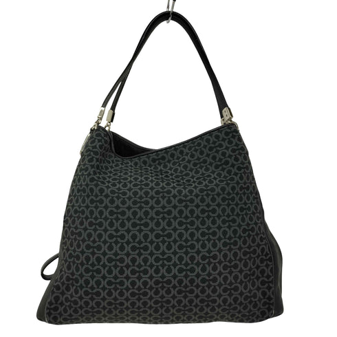 コーチ COACH レザーハンドル シグネチャー トート バッグ レディース