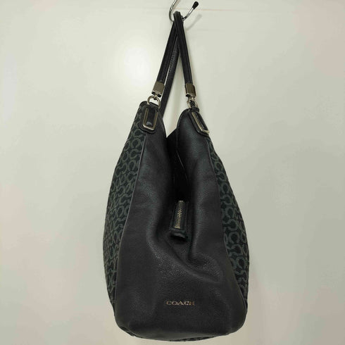 コーチ COACH レザーハンドル シグネチャー トート バッグ レディース