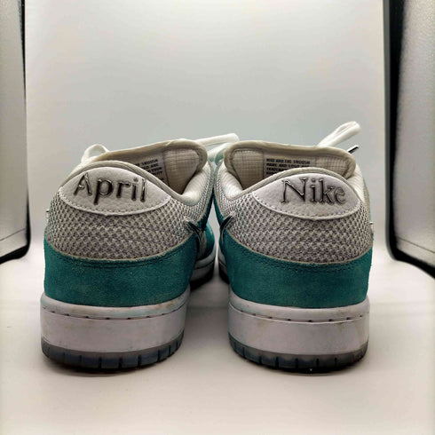 ナイキスケートボーディング NIKE SB APRIL SKATEBOARDS ×Dunk Low Pro QS White and Multi-Color エイプリルスケートボード ダンク ロー プロ QS ホワイト アンド マルチカラー メンズ JPN:27.5