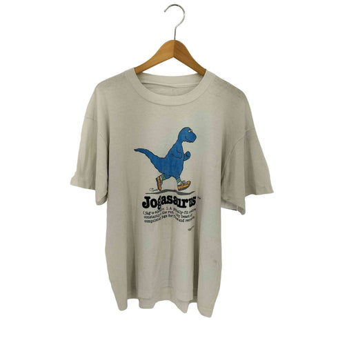 80S コピーライト1986年 シングルステッチ JOGASAURUSプリントTシャツ メンズ