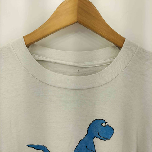 80S コピーライト1986年 シングルステッチ JOGASAURUSプリントTシャツ メンズ