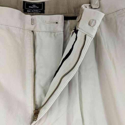 ドッカーズ DOCKERS RELAXED FIT 2タックワイドチノパンツ メンズ 38×30