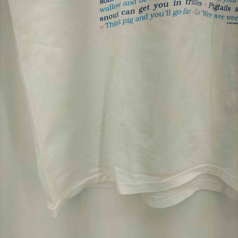 90S コピーライト1994年 シングルステッチアニマルプリントTシャツ メンズ