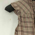 バーバリーブルーレーベル BURBERRY BLUE LABEL ノースリーブ フリル チェック ブラウス レディース 38