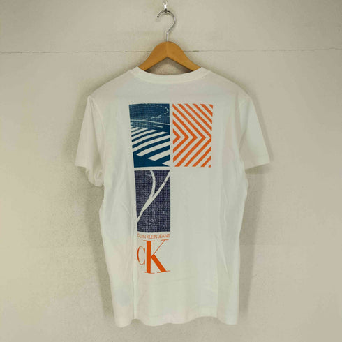 カルバンクライン CALVIN KLEIN 22SS 両面プリントTシャツ メンズ L