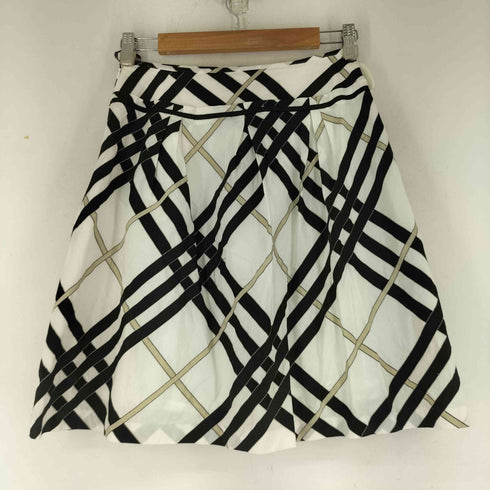 バーバリーブルーレーベル BURBERRY BLUE LABEL チェック ミニスカート レディース 36